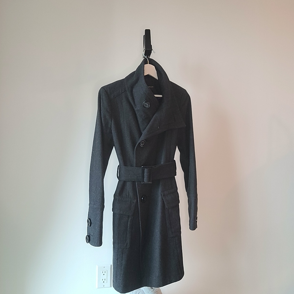 Wool Trench Coat XS